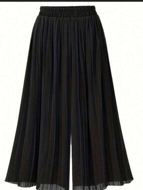 Venus 1X Black Coverup Palazzo Pants
